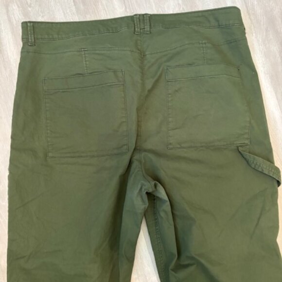Old Navy Green Ankle Carpenter Pants - size 18 - Picture 4 of 8